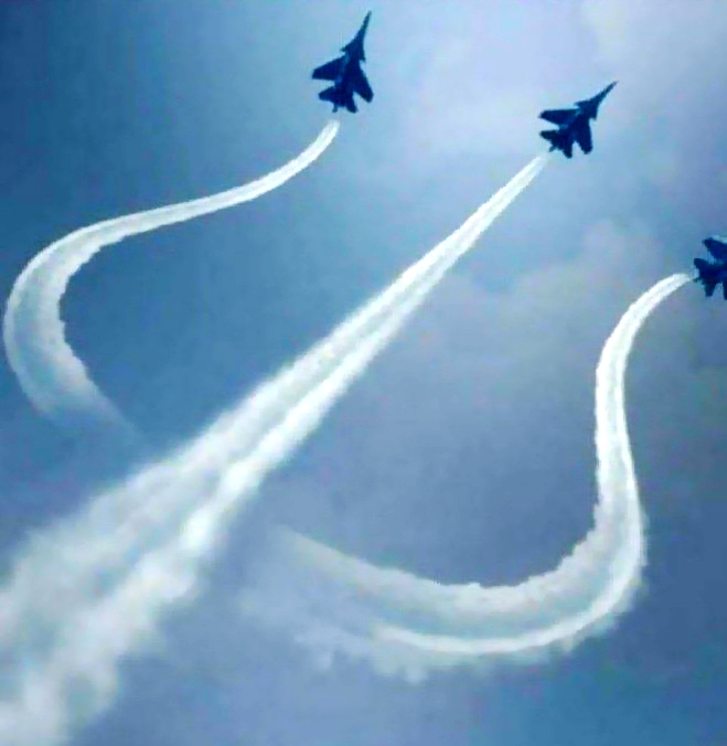 Indian Airforce Airshow on Last Day of Mahakumbh.